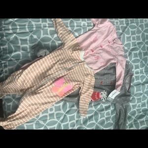 Baby girl 9 mo pajamas bundle